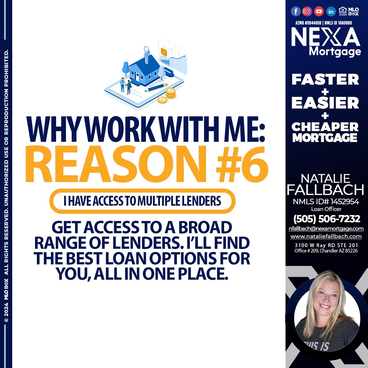 reason 6 - Natalie Fallbach -Mortgage Loan Officer