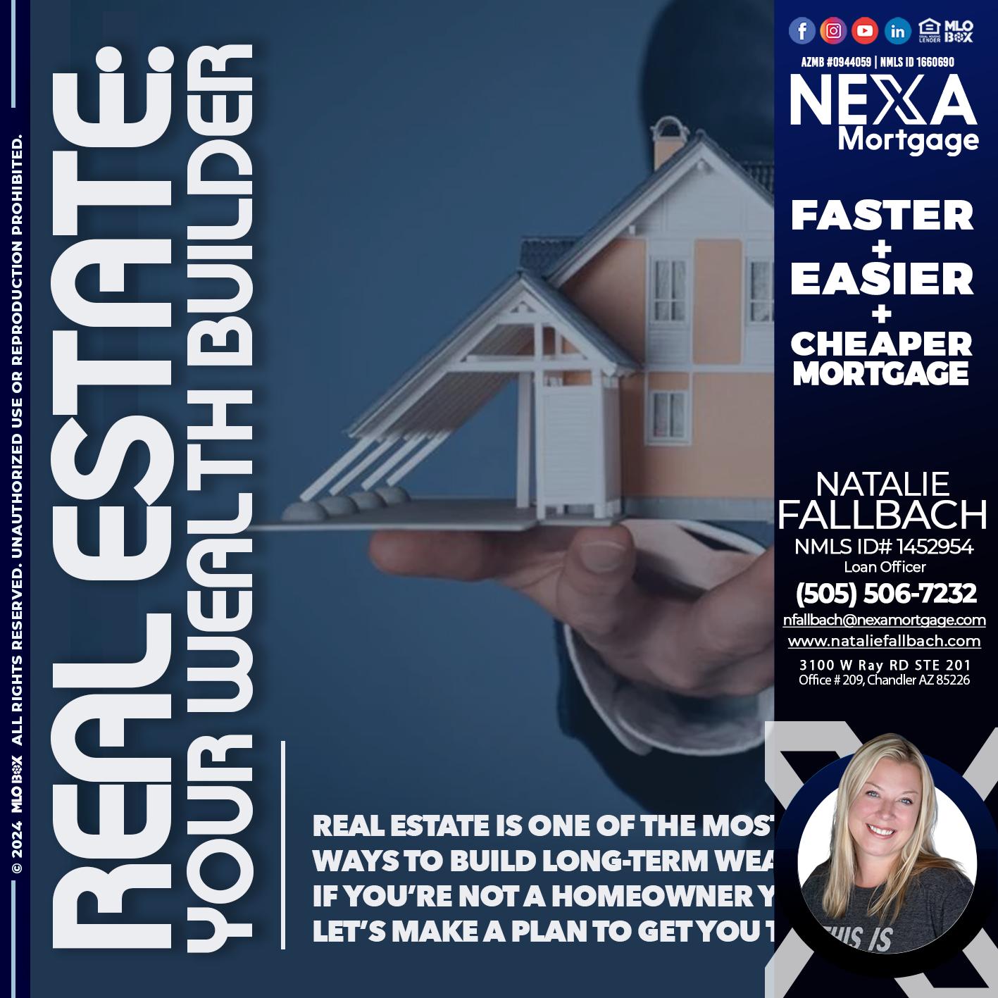 REAL ESTATE - Natalie Fallbach -Mortgage Loan Officer