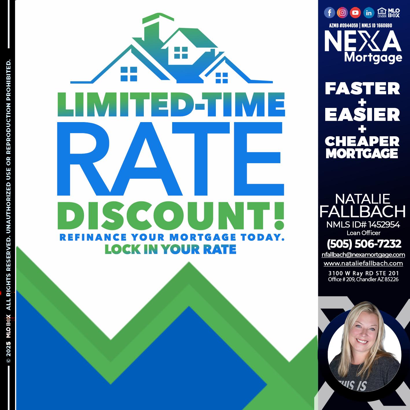 LIMITED TIME - Natalie Fallbach -Mortgage Loan Officer
