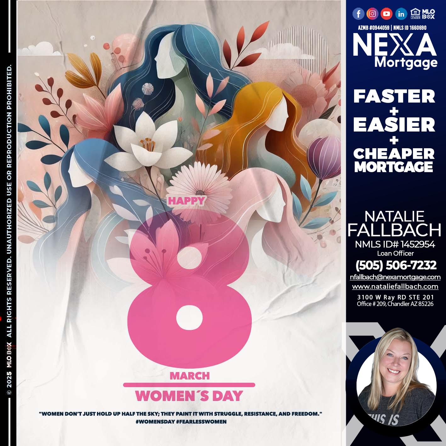 women´s day - Natalie Fallbach -Mortgage Loan Officer