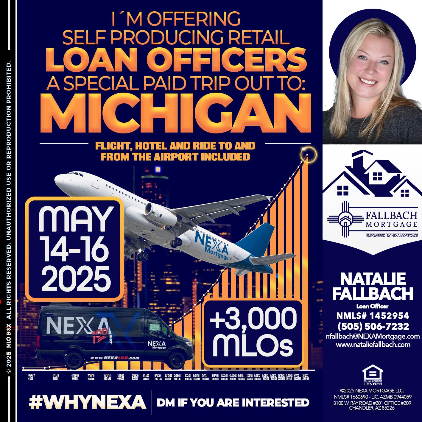 MICHIGAN TRIP - Natalie Fallbach -Mortgage Loan Officer
