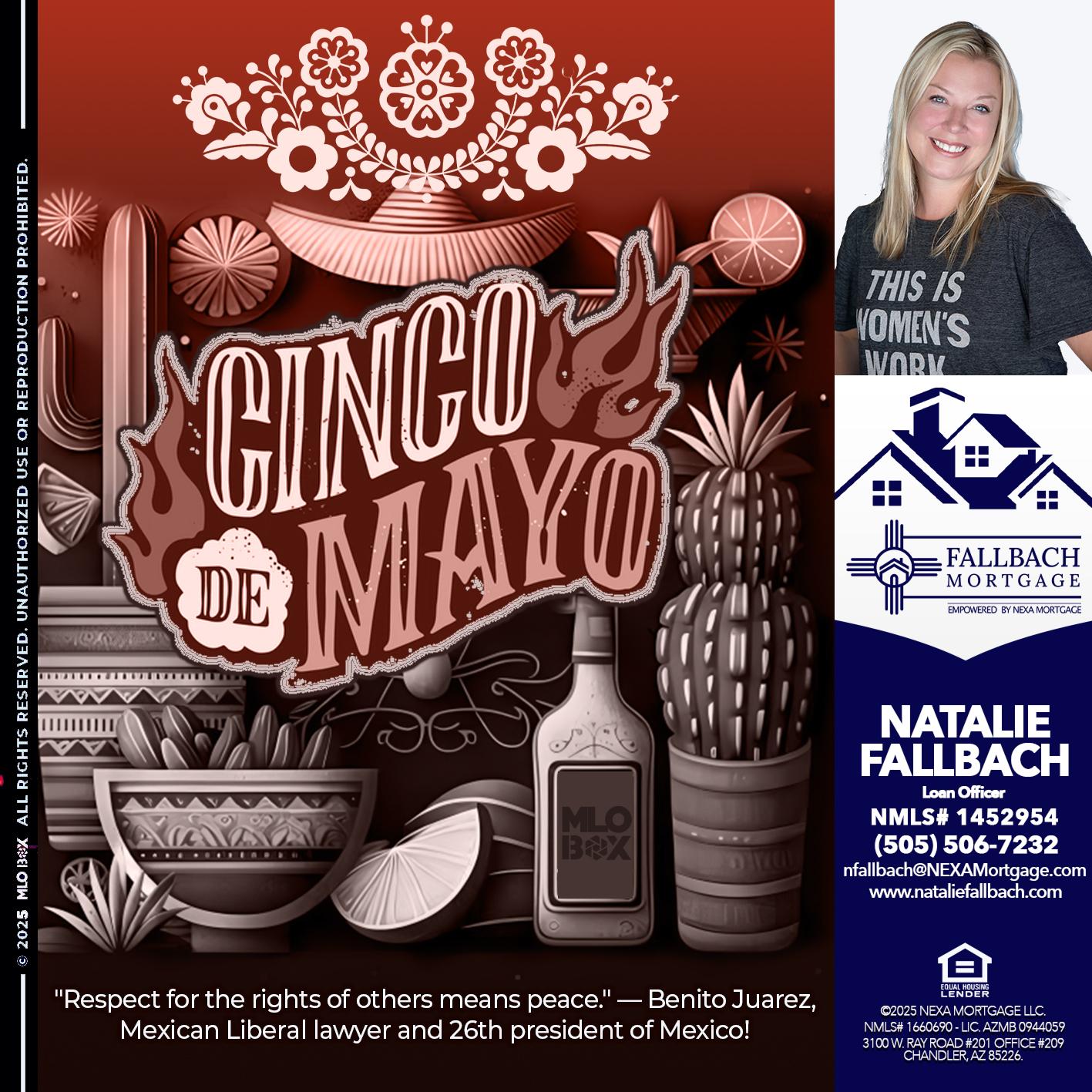Feliz 5 de Mayo - Natalie Fallbach -Mortgage Loan Officer