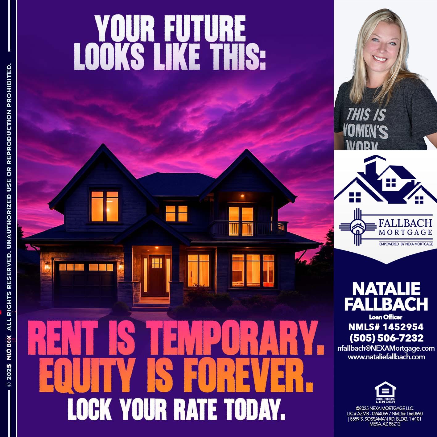 YOUR FUTURE - Natalie Fallbach -Mortgage Loan Officer
