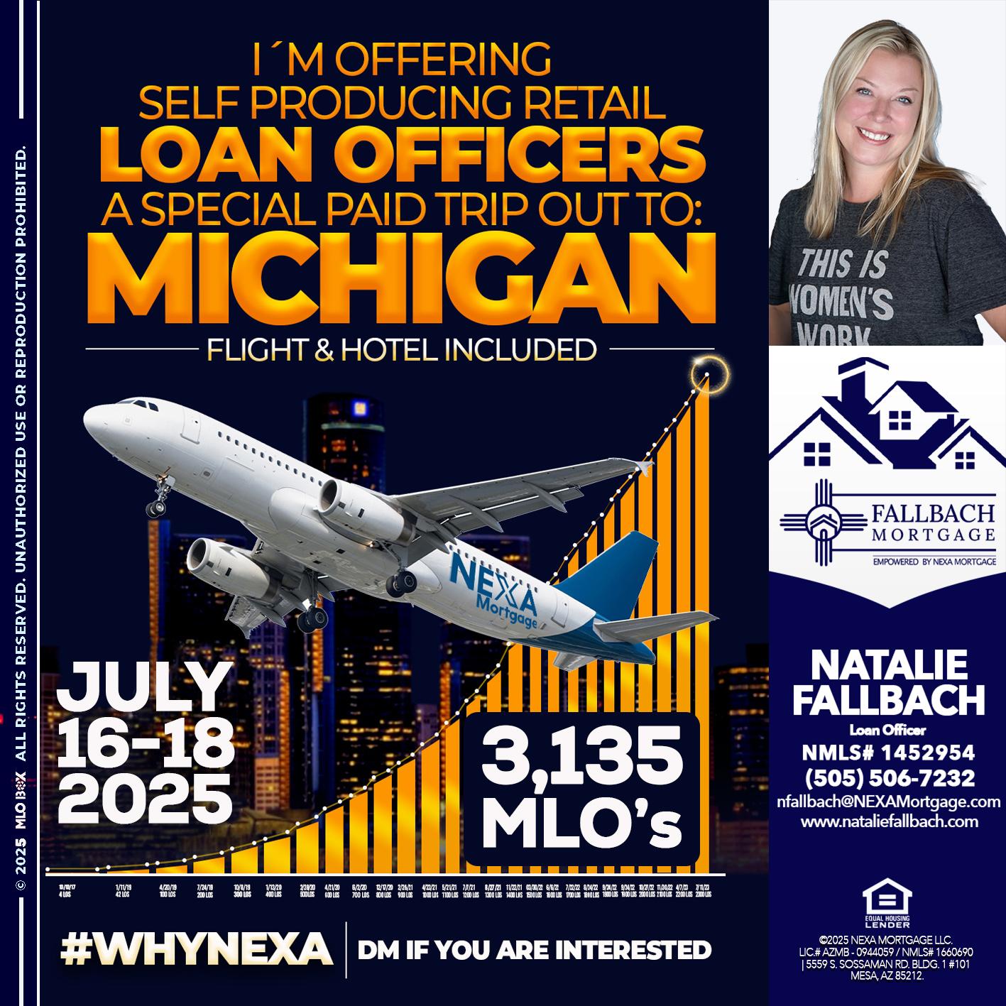 MICHIGAN TRIP - Natalie Fallbach -Mortgage Loan Officer