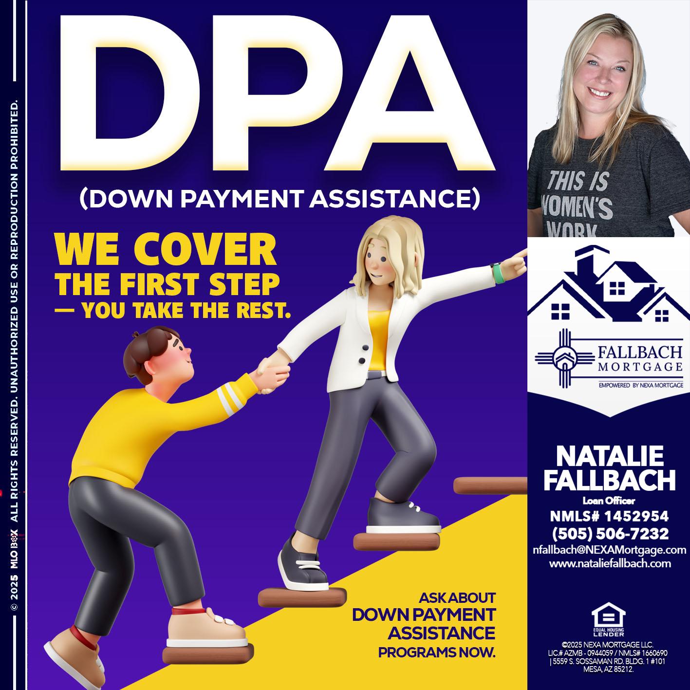 DPA LOANS - Natalie Fallbach -Mortgage Loan Officer