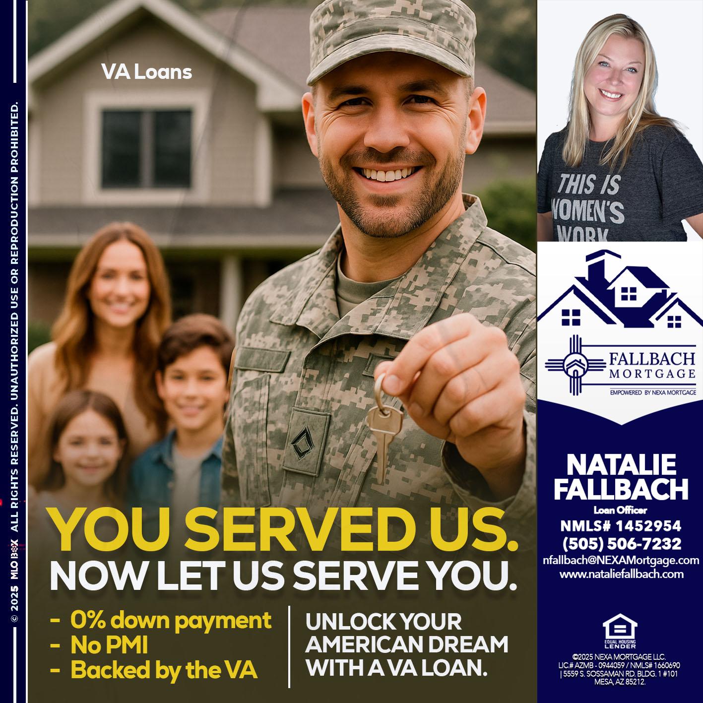 YOU DESERVED - Natalie Fallbach -Mortgage Loan Officer