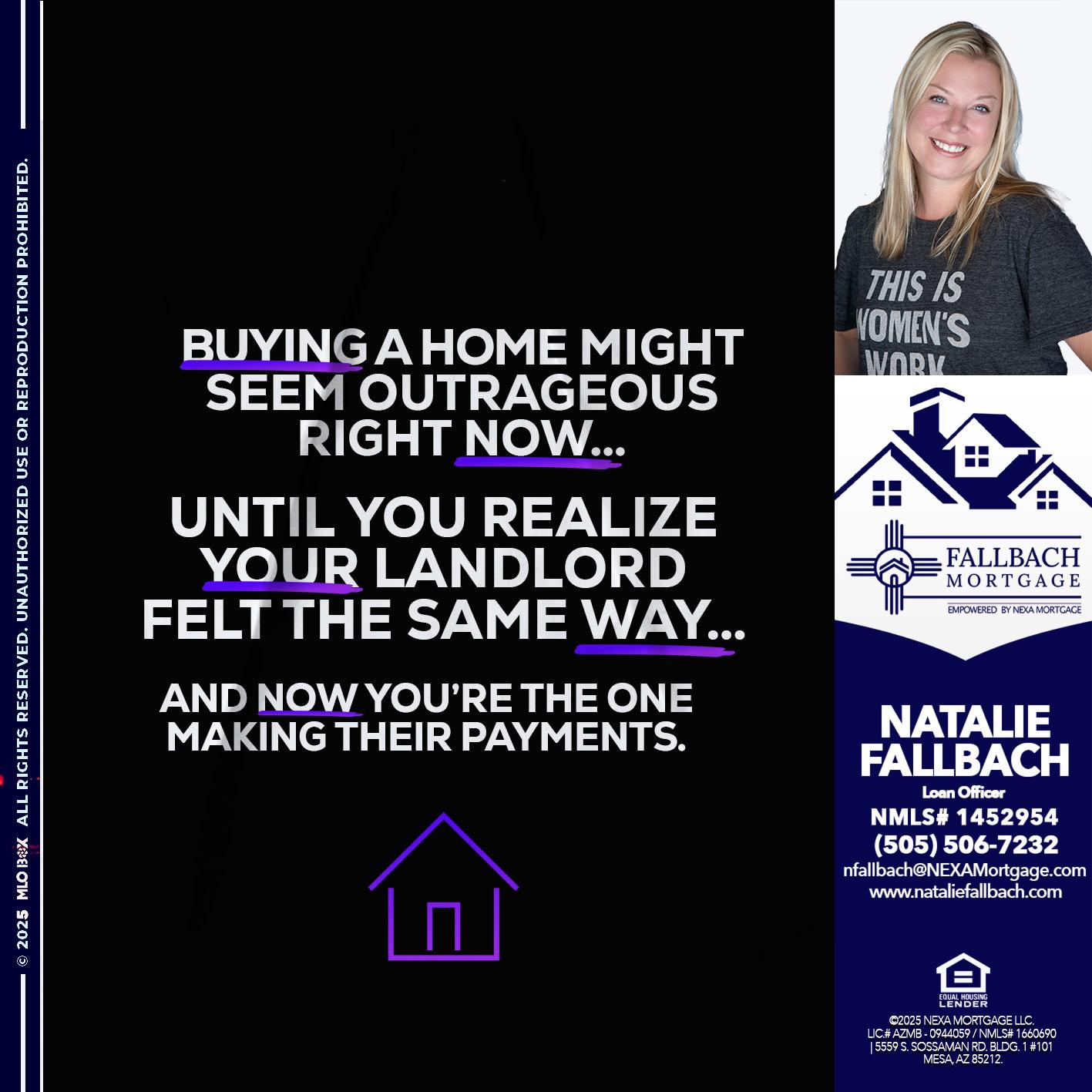 BUYING A HOME - Natalie Fallbach -Mortgage Loan Officer