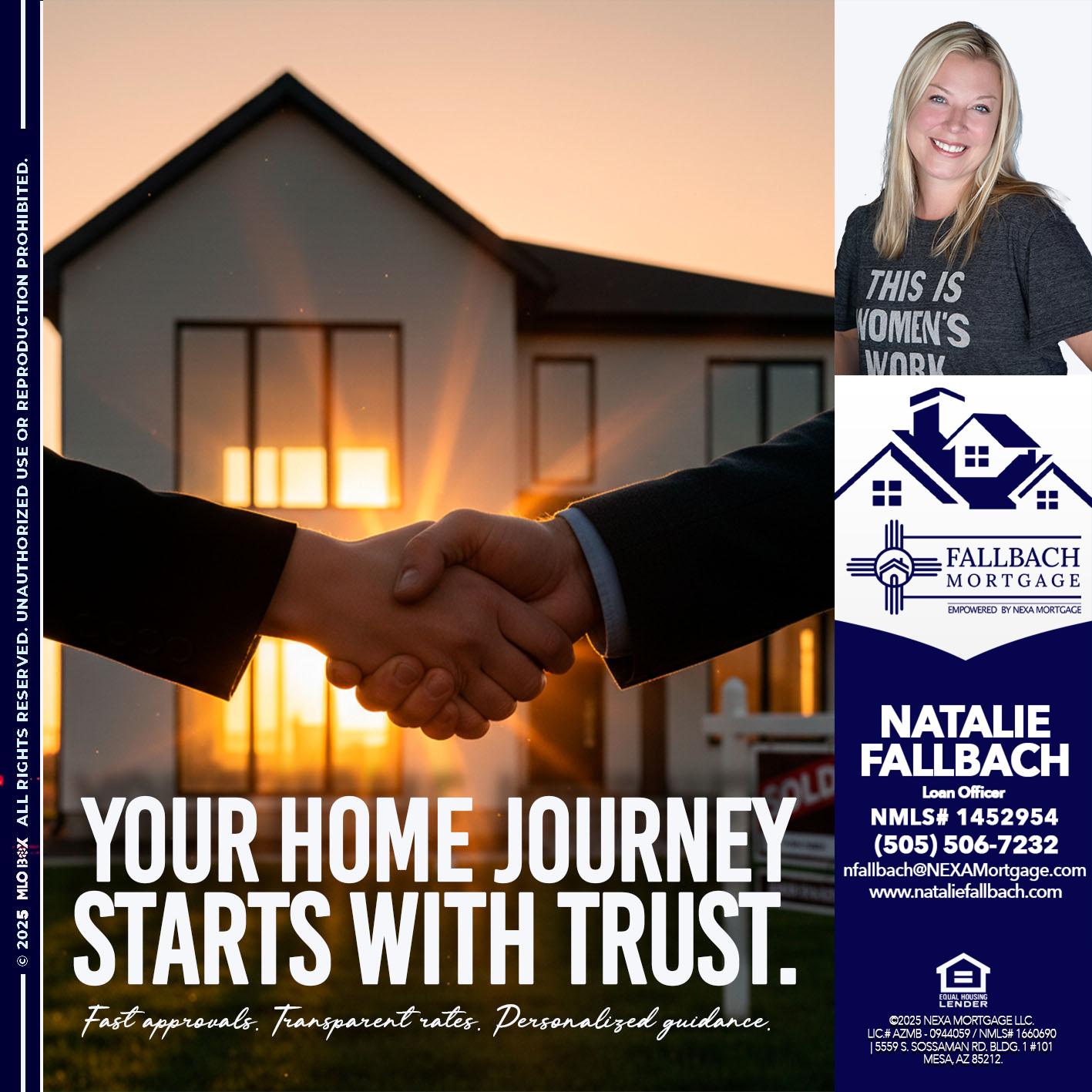 your home - Natalie Fallbach -Mortgage Loan Officer