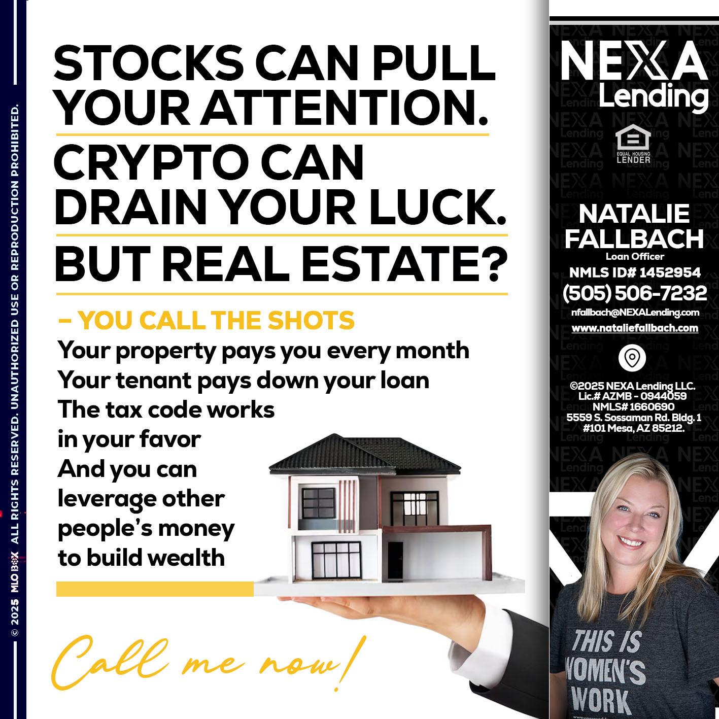 STOCK CAN - Natalie Fallbach -Mortgage Loan Officer