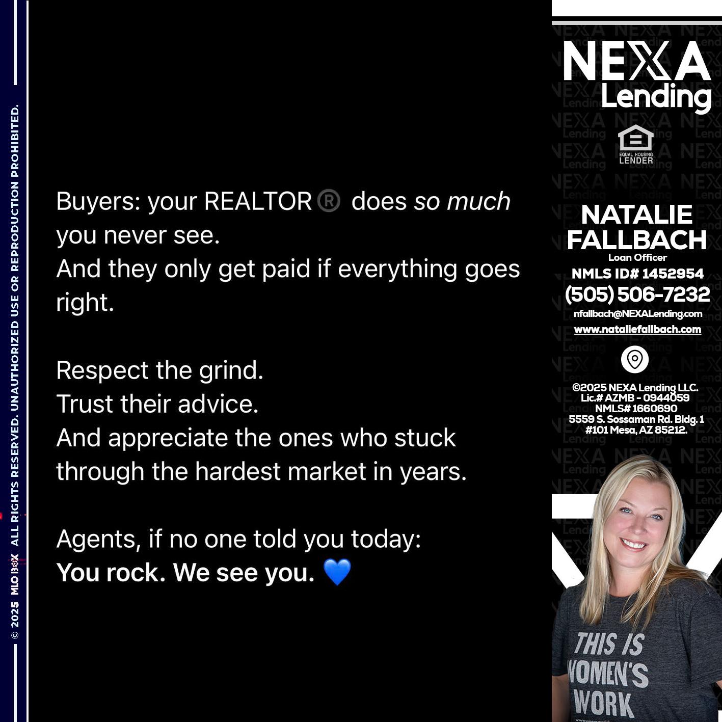 BUYERS - Natalie Fallbach -Mortgage Loan Officer