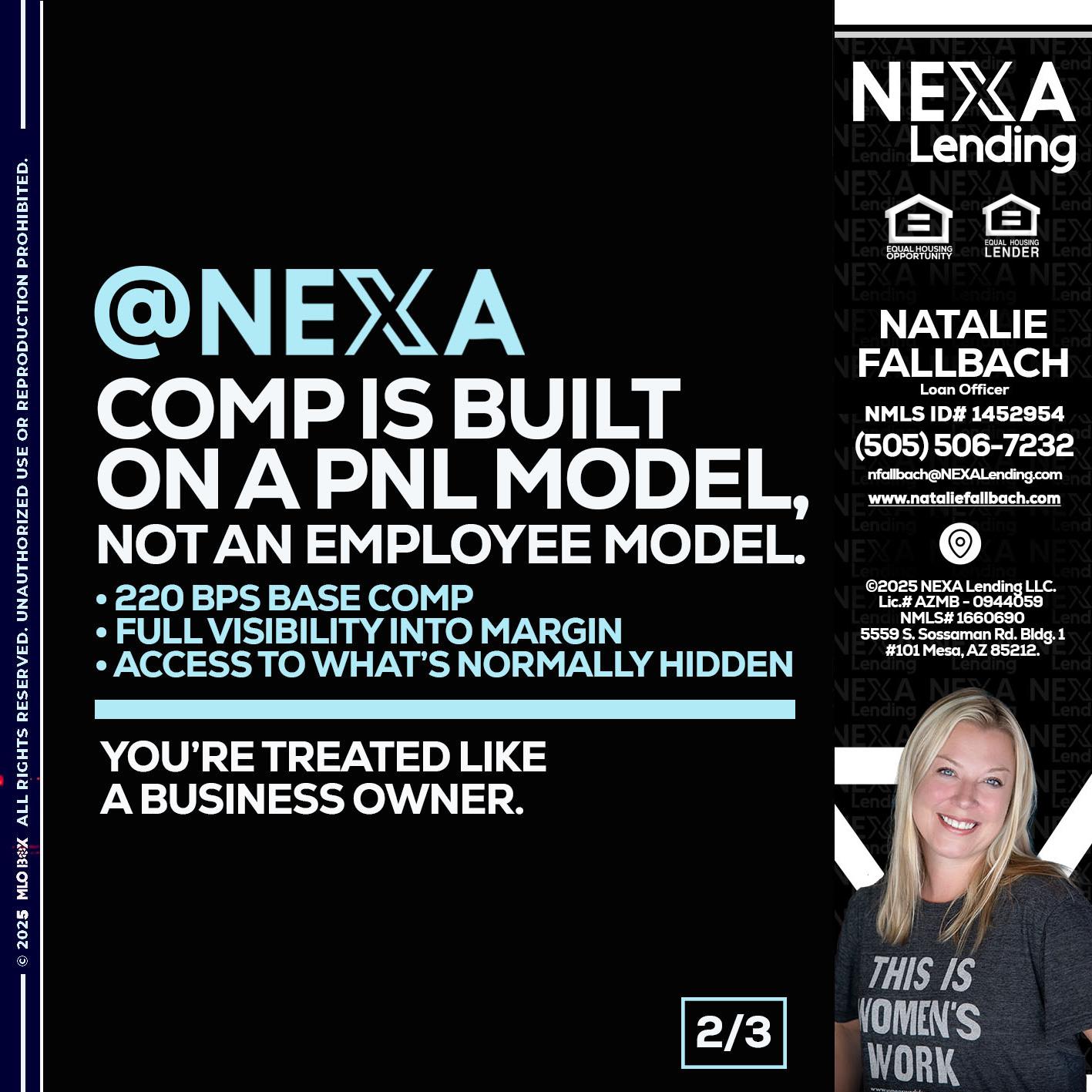 2 OF 3 - Natalie Fallbach -Mortgage Loan Officer